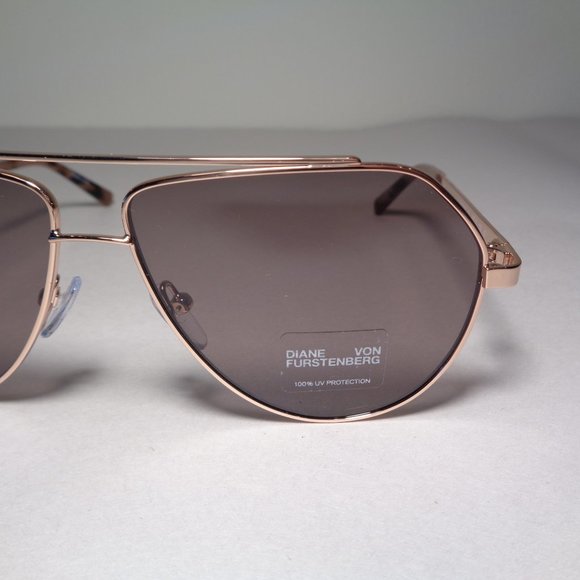 Diane von Furstenberg ARIA Gold New Sunglasses main image 5